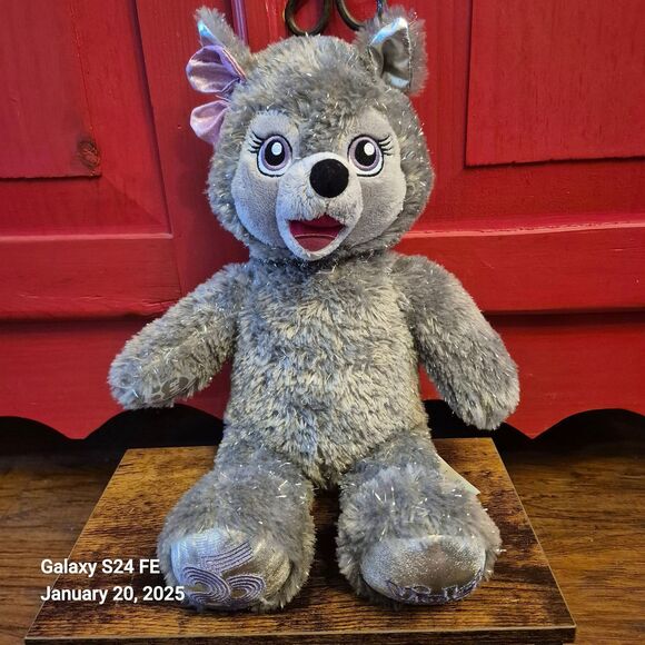 Build A Bear Great Wolf Lodge 16” Violet 25th Anniversary Plush Limited Editon - Picture 1 of 4